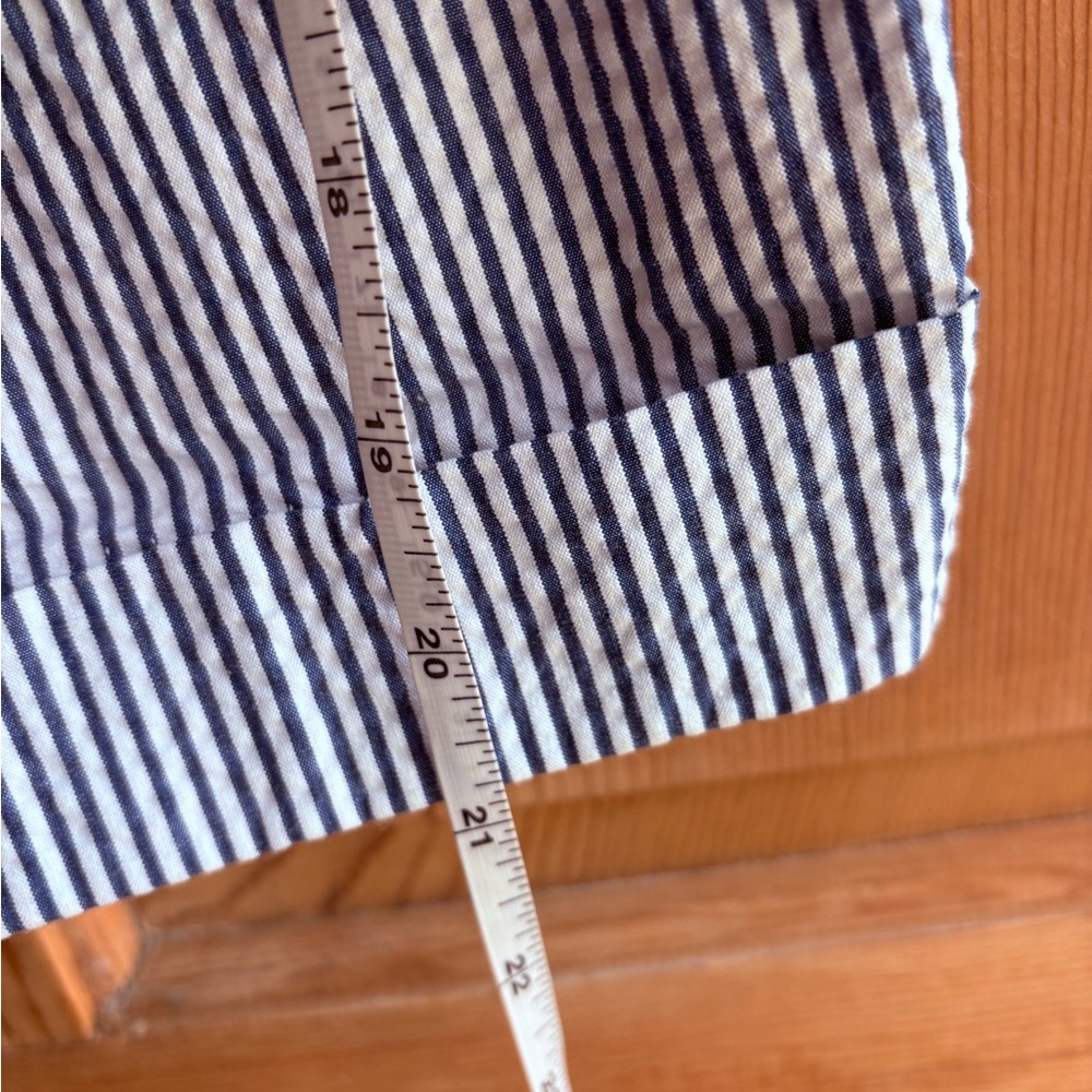 2-Piece L.L. Bean Navy and White Striped Blazer and Shorts Set size 4 - Picture 16 of 16